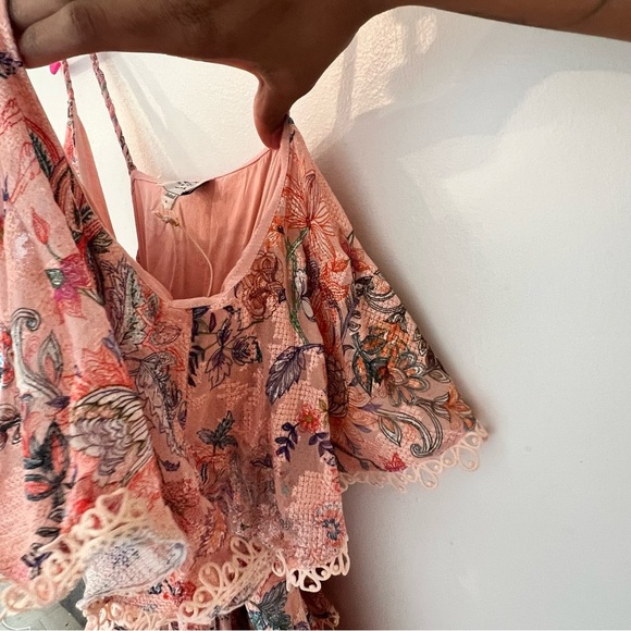 HEMANT & NANDITA KATI TIERED MINI DRESS. Medium. New With Tags - Picture 5 of 10